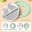 Multipurpose Nonrust Tray Heat Proof Silicone Suction For-Green 7