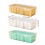 Multicompartment Herb Storage Container With Drainage-White 4