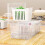 Multicompartment Herb Storage Container With Drainage-White 5