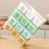 Multicompartment Herb Storage Container With Drainage-White 6