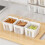 Multicompartment Herb Storage Container With Drainage-White 7