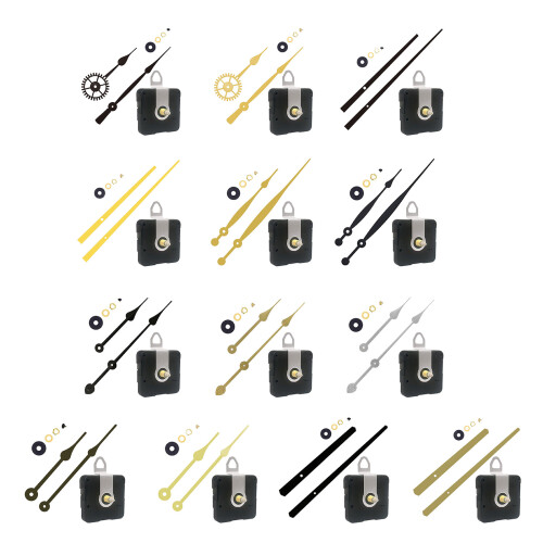 Kits de mouvement de mécanisme d'horloge à quartz-0048 or 1