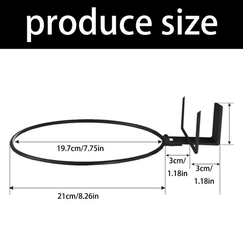 Iron Squirrels Feeding Platform Wall Tree Mount Bracket for 2