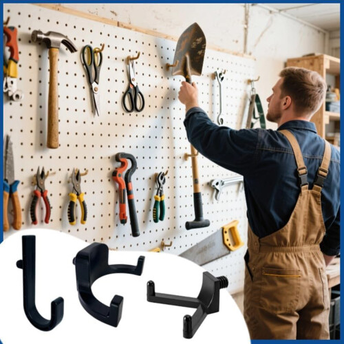3 Pieces Multi Purpose Garage Hooks For Hanging Tools Ladders 1