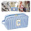 Sac de rangement de maquillage rayé,-Rayures bleues Y 3