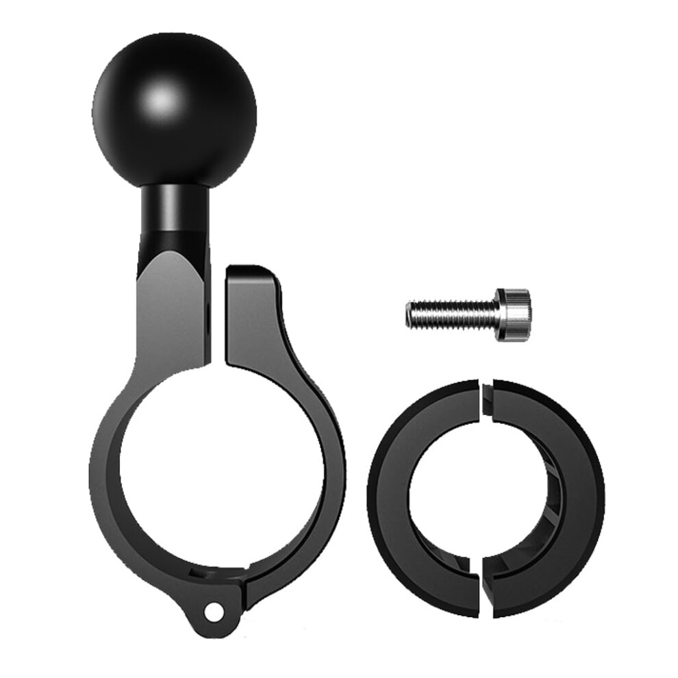 Motorcycle Handlebar Mount With Aluminum Alloy Ball Base, 360 Adjustable Rotation And Stable Support 9351714616065