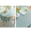 Round Dining Table Protectors Waterproof-120cm Lake Green 4