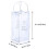 Packung mit 3 durchsichtigen PVC-Weintragetaschen, schnelle 3