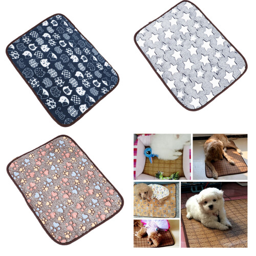 Large Cooling Mat for Pet Sleep Soft Cushions Sleep Pad-Style1 2