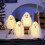 Halloween Hanging Ghosty Light Halloween Party Decorations 4