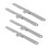 4pcs Soft Close Cabinet Hinges Set Durable Metal Construction Silent Closing Design Random Color 1