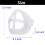 3D Face Mask Bracket Silicone Inner Support Frame 20 Pack White Reusable Design for Comfortable Breathing and Makeup Protection 4