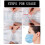 3D Face Mask Bracket Silicone Inner Support Frame 20 Pack White Reusable Design for Comfortable Breathing and Makeup Protection 5