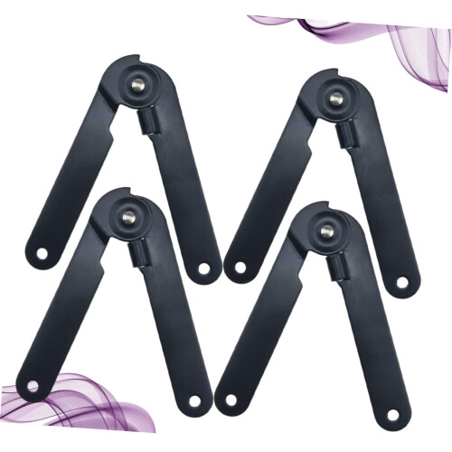 4pcs Soft Close Cabinet Hinges Set Durable Metal Construction Silent Closing Design Random Color 1