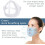 5pcs Reusable 3D Mask Bracket for Comfortable Breathing and Makeup Protection Silicone Support Frame 2