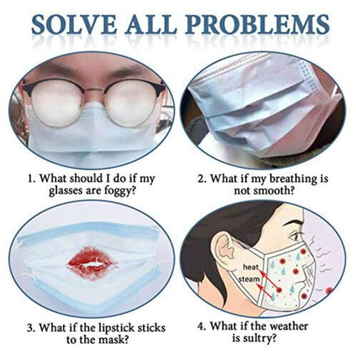 5pcs Reusable 3D Mask Bracket for Comfortable Breathing and Makeup Protection Silicone Support Frame 2