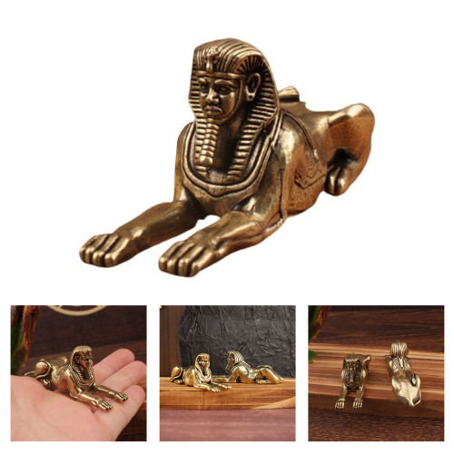 Brass Sphinx Figurines Egyptians Sphinx Statue Collectible 1
