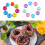 24pcs Silicone Baking Molds Round Doughnuts Cake-Macaron color 2