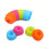 24pcs Silicone Baking Molds Round Doughnuts Cake-Macaron color 4