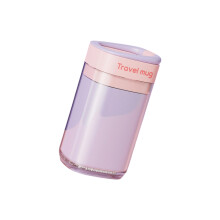 Travel Tooth Care Set With 2 Cup Secure Storage Toothbrush-Pink
