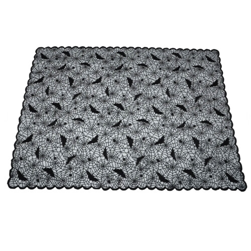 Halloween Polyester Tablecloth Sheer Gothics Designs-B