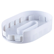 360 Degree Clear PET Fridge Storage Case Space-Cream White