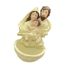 Resin Holy Family Sculptures with Hook Wall Hanging Decors