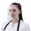 Face Shield with Glasses, Full Face Coverage AntiFog Visor, Clear Reusable Protection for Eyes and Face 1