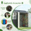 Birchtree BIRCHTREE Garden Shed With Window 8X6FT Anthracite 3