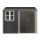 Birchtree BIRCHTREE Garden Shed With Window 8X6FT Anthracite 9
