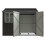 Birchtree BIRCHTREE Garden Shed With Window 8X6FT Anthracite 10