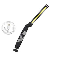 Rechargeable Magnetic LED Work Light 800 Lumens Adjustable Brightness 360 Rotation for Car Garage and Emergency Use