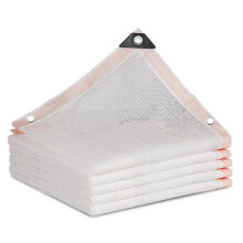 Shade Cloth 2m x 3m White 90% UV Protection Sun Shade Mesh with Grommets for Patio Garden Greenhouse