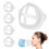 3D Mask Bracket 5 Pack, Reusable Face Mask Support Frame for Comfortable Breathing and Makeup Protection 1
