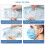 3D Mask Bracket 5 Pack, Reusable Face Mask Support Frame for Comfortable Breathing and Makeup Protection 3