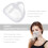 10 Pcs White Silicone Mask Bracket Lipstick Protector Comfortable Breathable Reusable Support 3