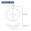 Silicone Mask Bracket 3D Inner Support Frame Reusable Insert for Comfortable Breathing and Lipstick Protection (4 PCS) 5