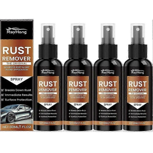 (4pcs) Nexa Rust Remover Spray, Nexa Car Scratch Remover, Rust Remover for Metal
