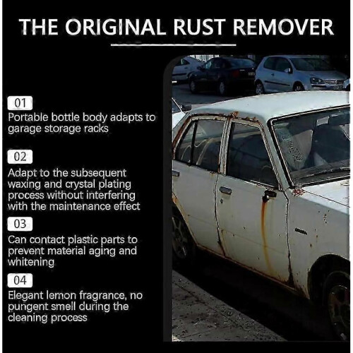 (2pcs) Nexa Rust Remover Spray, Nexa Car Scratch Remover, Rust Remover for Metal 2