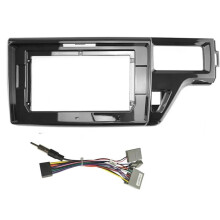 Car Stereo Fascia Kit for Honda Stepwgn 2015+, 10.1 Inch 2DIN Radio Frame with Cable, Precise Fit