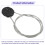 Small Waterproof Combination Lock with Flexible Steel Cable, 3Digit Code Security for Travel, Gym, Bicycle – Black 4