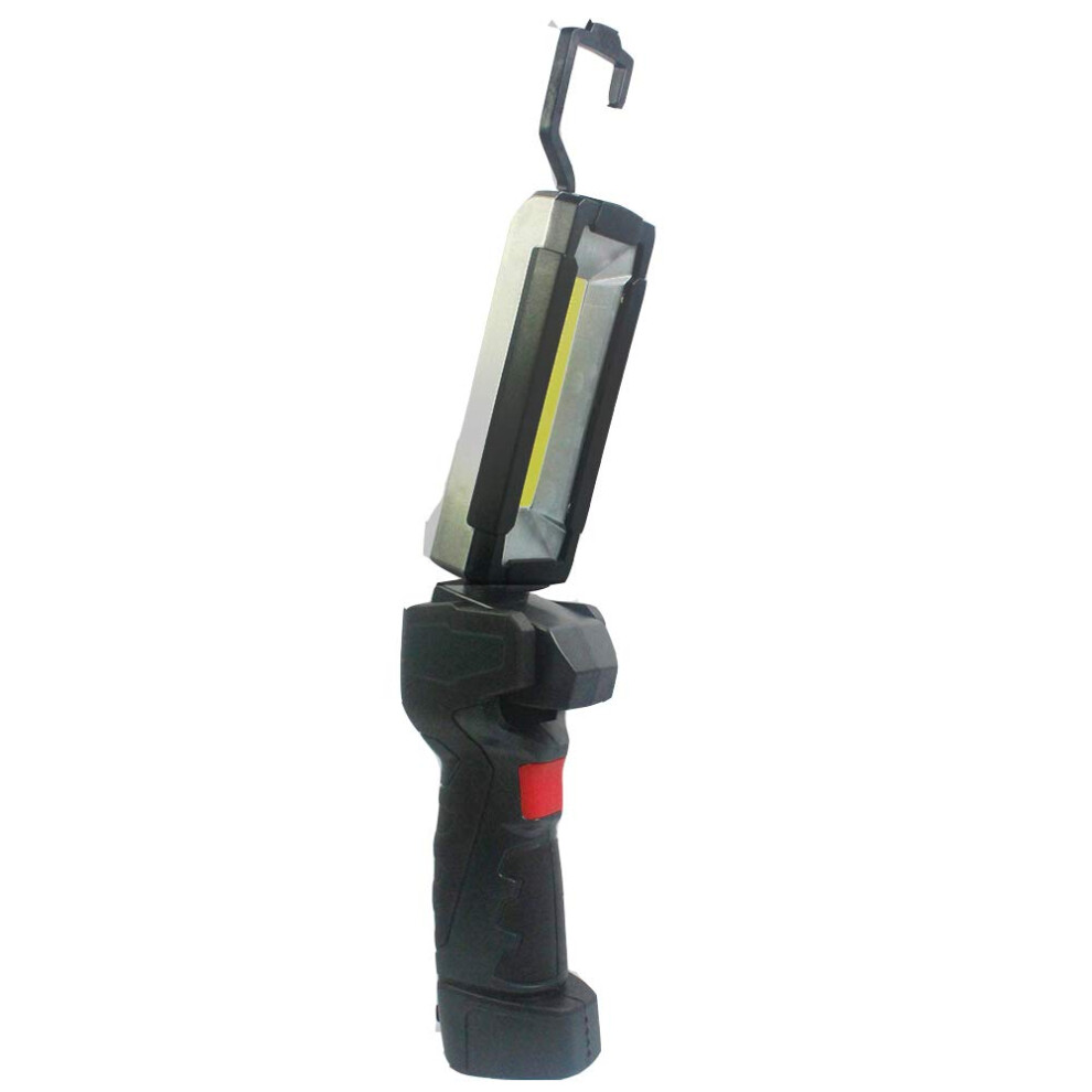 Led Work Light Rechargeable Cob With Magnetic Mount, 360 Folding Design, 5 Modes For Garage And Emergency (Black) 9073542139713