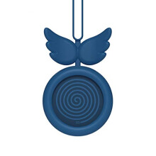 Portable Handheld Neck Fan USB Rechargeable Leafless Angel Design Mini Cooling Fan for Travel, Blue