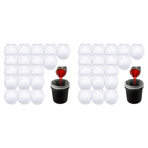 52Er-Pack Farbfilterbeutel, 5 Gallonen Flex-Top-Farbfilterbeutel, Hydroponische Farbfilterbeutel für Farbgartenarbeiten