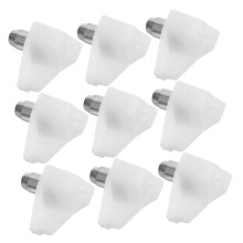 100pcs Clear Plastic Shelf Pegs Adjustable Cabinet Shelf Clips for Closet Wardrobe Storage