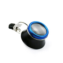 Jewelry Loupe 5X/10X/20X Aluminum Alloy ClipOn Magnifier for Watch and Jewelry Inspection