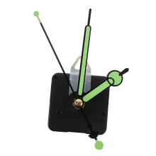 Silent Clock Movement Kit for DIY Wall Clock Crafts, Battery Operated Quartz Mechanism with Hands