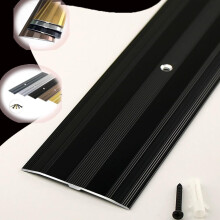 Door Threshold Strip Gold Aluminum Floor Transition Trim 6cm Seamless Gap Cover for Doorway 35in