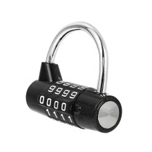 4 Digit Combination Padlock, Security Resettable Lock for Gym, School and Home Lockers
