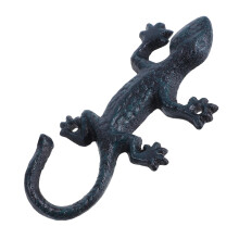 Gecko Wall Hook Iron Decorative Coat Hanger for Clothes SpaceSaving Animal Home Decor